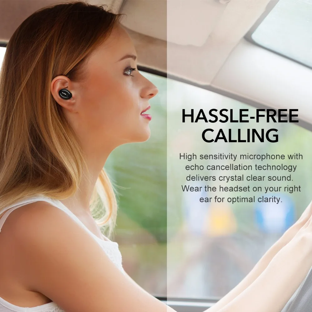 VTIN мини наушники беспроводные Bluetooth портативные спортивные вакуумные ушной