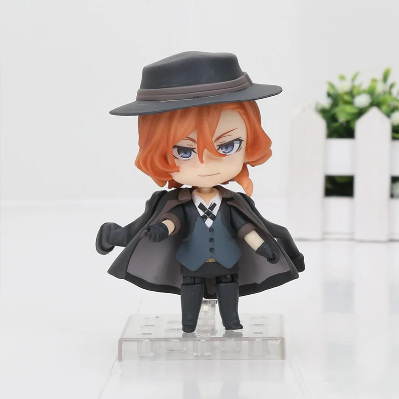 676 without box 10 см Nendoroid Bungo бродячие собаки 657 676 дазай Осаму накахара чуя фигурка модель игрушки - Цвет: 676 without box