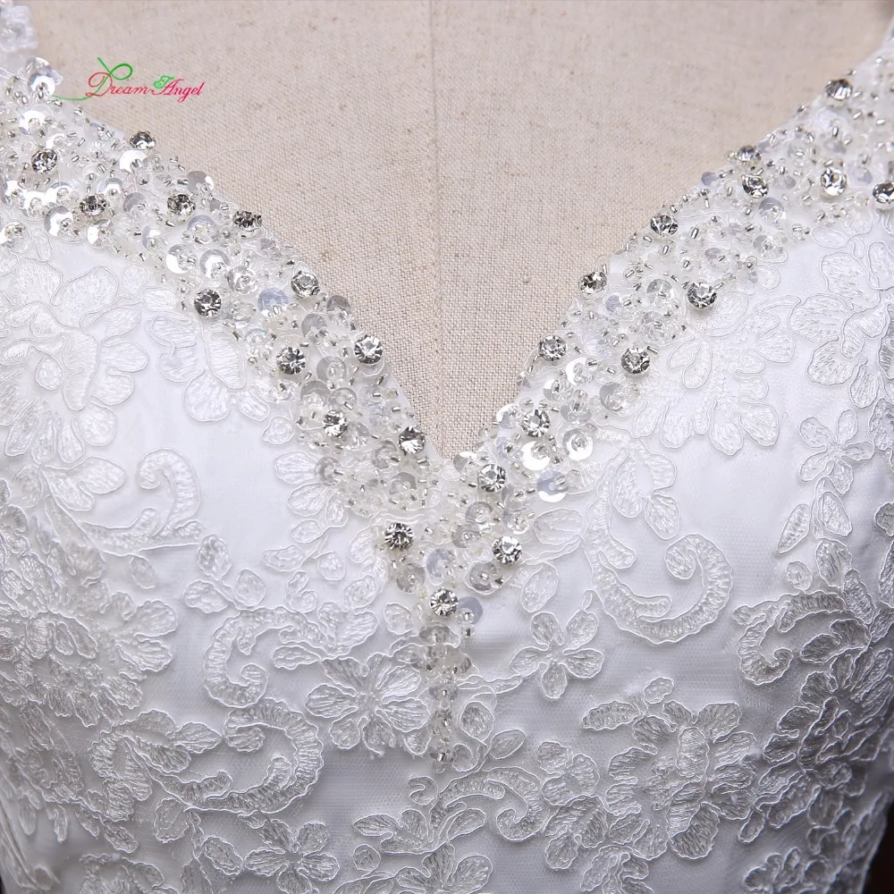 Fmogl сексуальные милые с открытой спиной Русалка свадебное платье 2019 аппликации