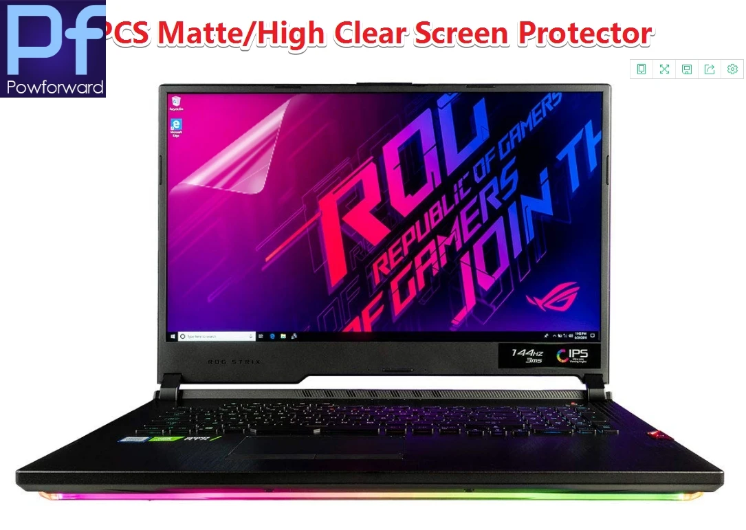 5 шт./упак. для Asus ROG Strix Hero III G731GW /Asus G GL531GV 15 6 ''прозрачная/матовая защитная