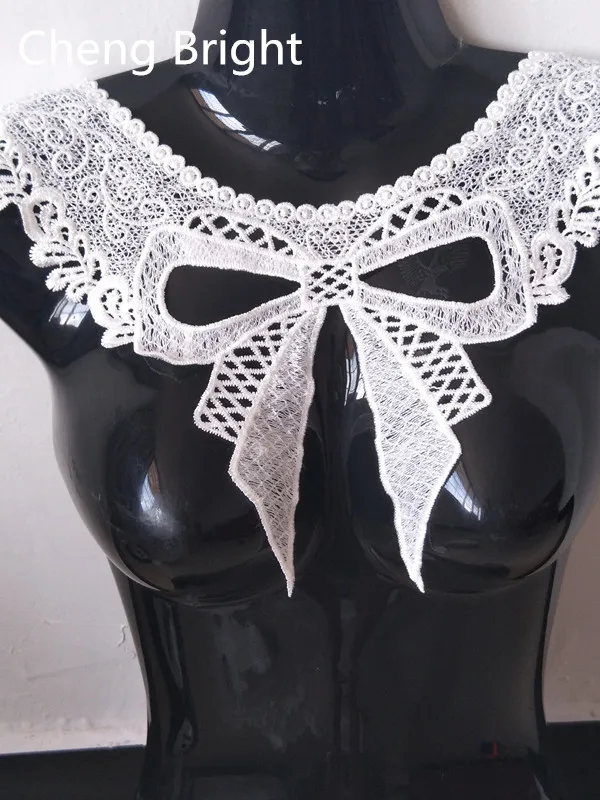 Новинка 1 шт. белый кружевной воротник 18 сексуальный стиль цветочное и сердечко