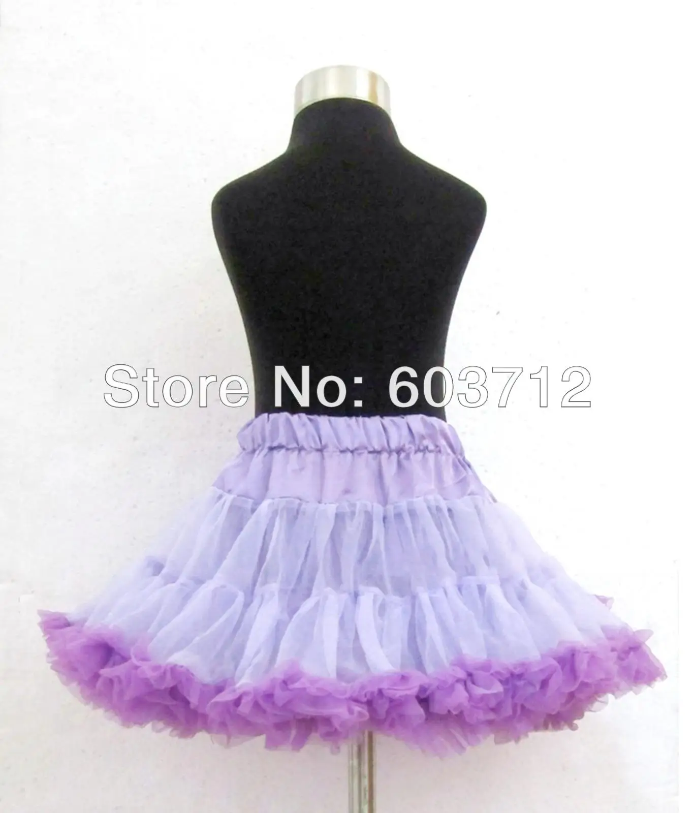 2013New Моды пушистые романтический Фиолетовый pettiskirts девушки пачки юбки для