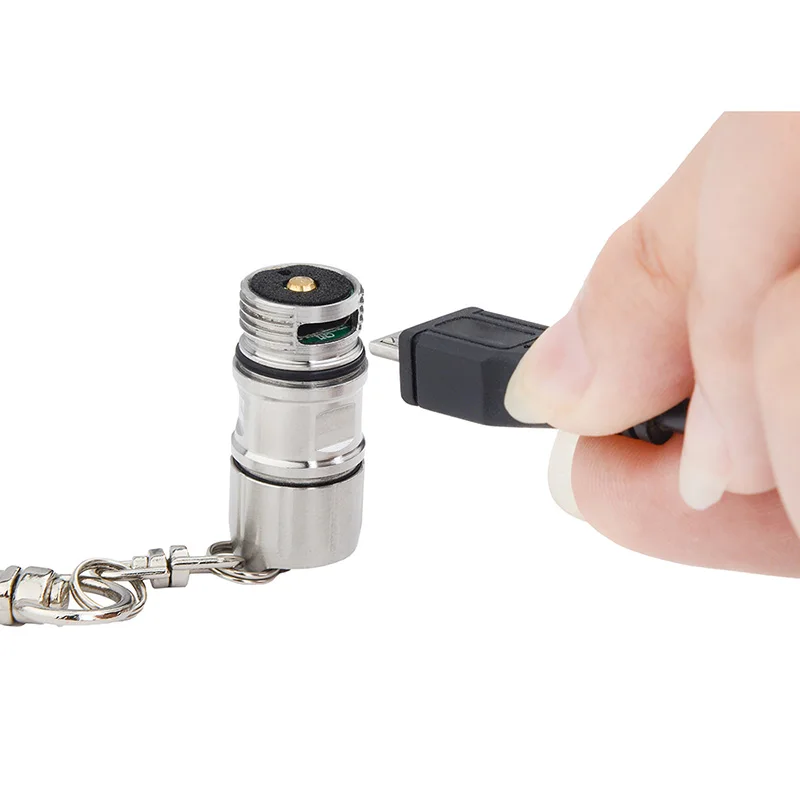 TrustFire мини фонарик светодиодный фонарь Usb перезаряжаемые факелы 100лм Карманный ключ лампа освещение с батареей 10180