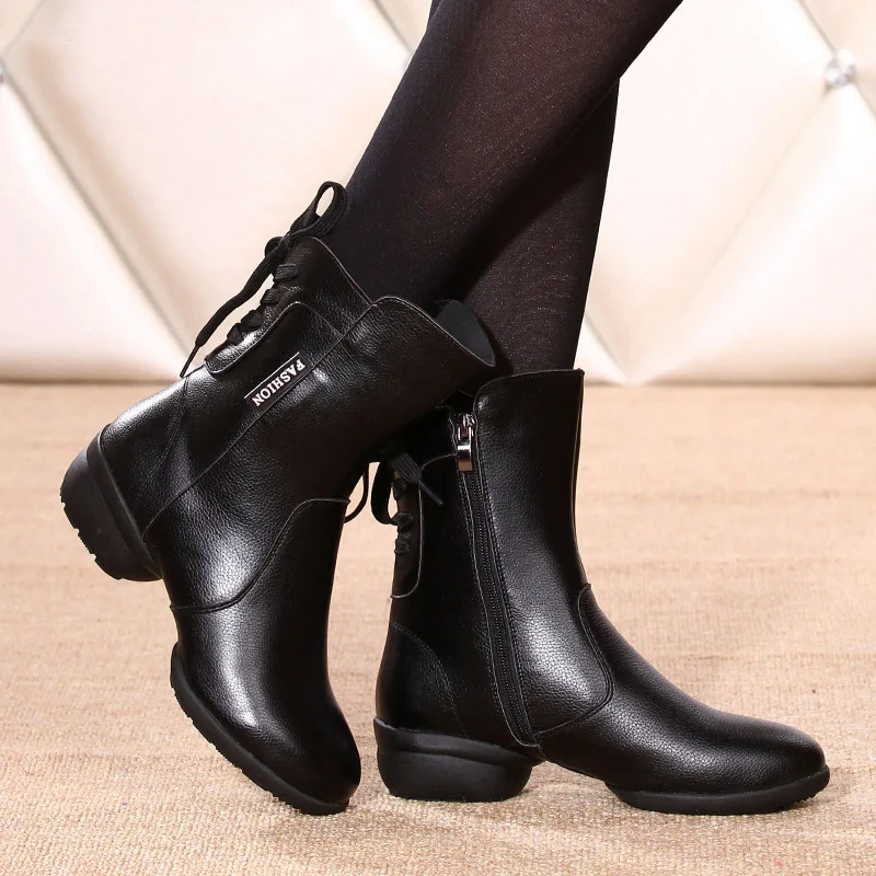 Квадратные женские танцевальные туфли кроссовки кожаные ботинки спортивные