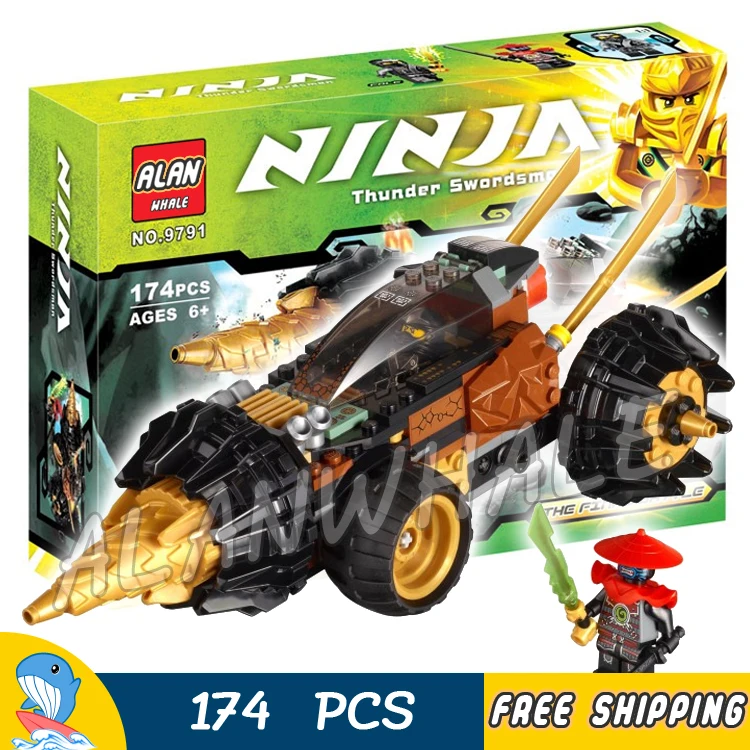 74 шт. ниндзя Коул сверлильный станок Lord Garmadon 9791 наборы строительных блоков развивающие игрушки для детей, совместимые с Lago