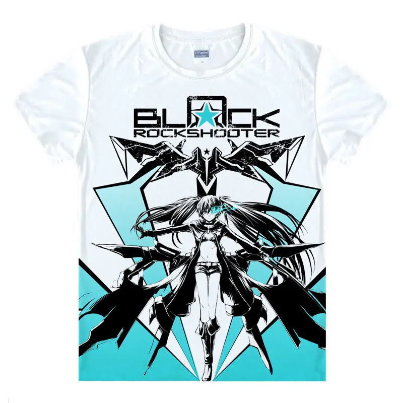 Футболка Black Rock Shooter футболка Yomi Takanashi красочные футболки аниме аксессуары
