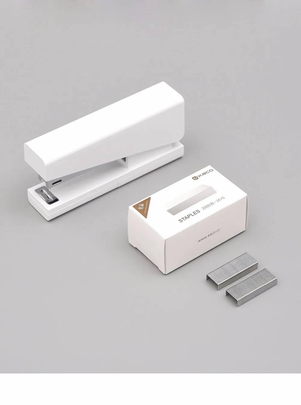 Степлер Xiaomi Mijia Kaco LEMO 24/6 26/6 с 100 скобами для бумаги, офиса, школы, дома, набор с 1000 скобами