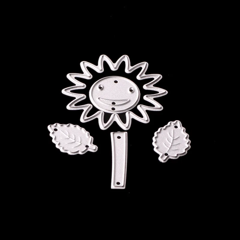 41*40 мм Подсолнух металлические режущие штампы для фотографий рукоделия бумаги DIY
