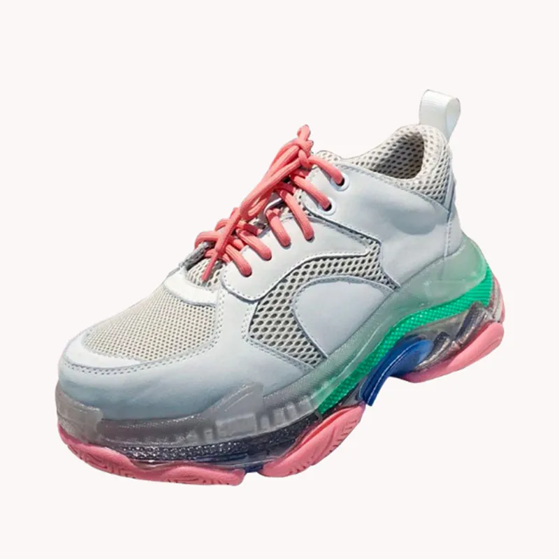 

Fashion casual women's shoes sports new hot platform ladies mesh shoes soft and comfortable breathable Genuine Leather series
