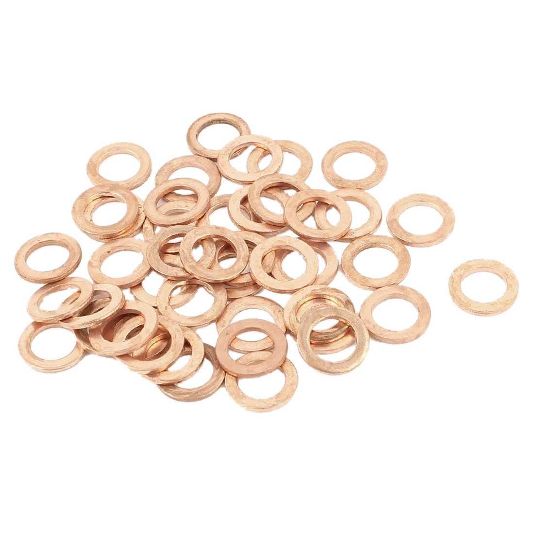 50 шт. медная шайба с плоским уплотнительным кольцом 6 мм x 10 1 мм|flat seal|sealing washerfittings