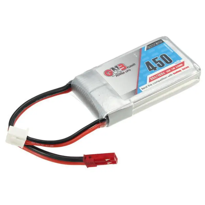 4 шт. Gaoneng GNB 7 в 450 мАч 2S 80/160C Lipo батарея JST XT60 XT30 Разъем для RC микро бесщеточный FPV Cine