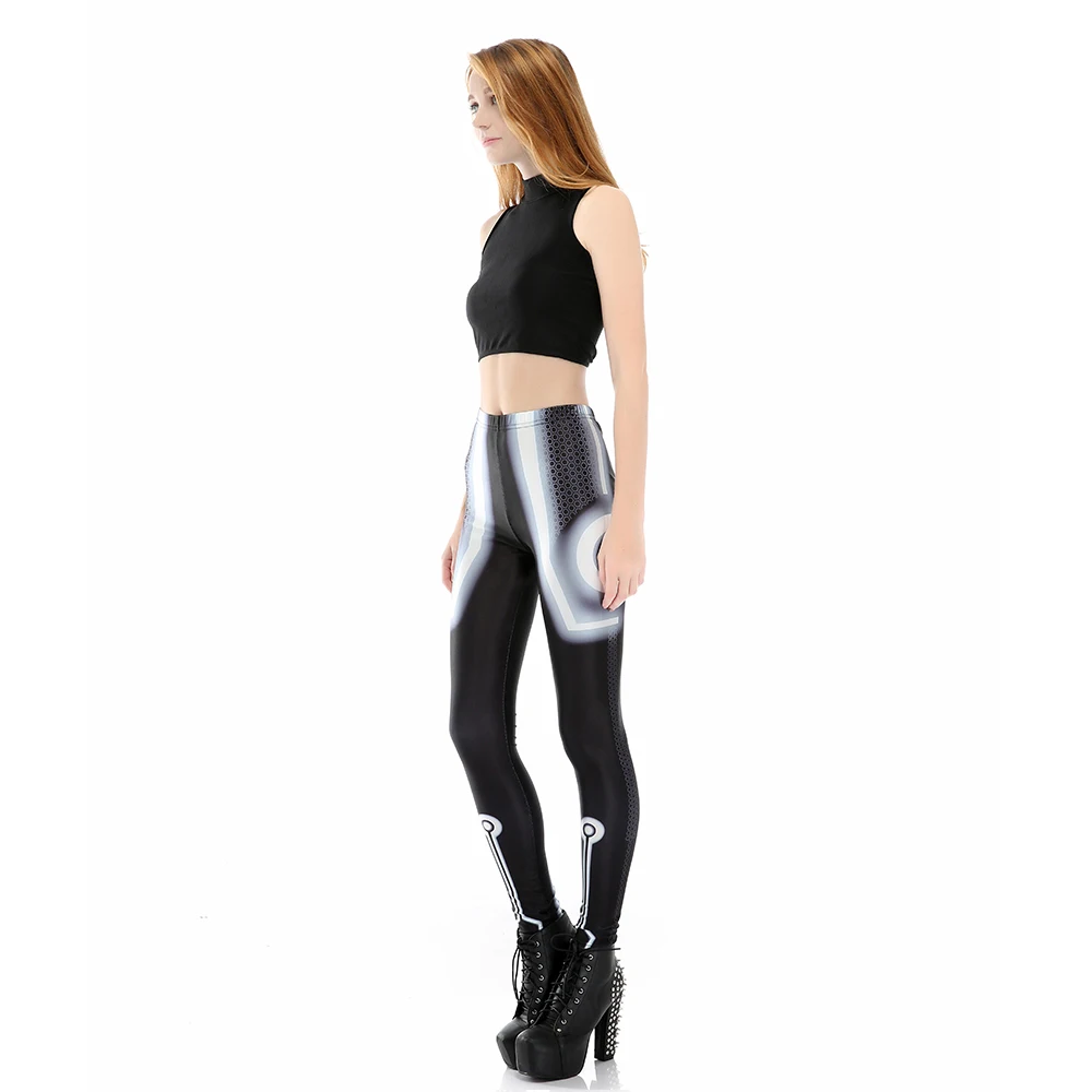 

Digital Printing Elastic Casual Pants Science fiction world Pattern Women Leggings 7 sizes Fitness Clothing Free Shipping
