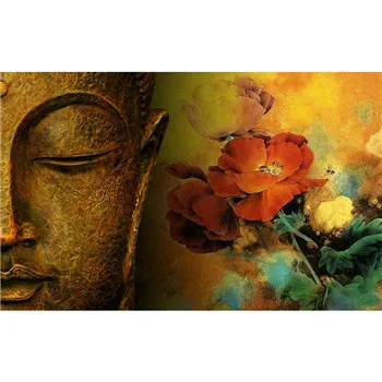 

YIKEE diamond painting buddha round rhinestones Home Decor Drill Resin DIY Mosaic Diamond Embroidery Animal y1142