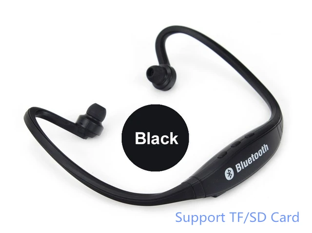 S9-PLUS-BLACK S9 Bluetooth наушники спортивные беспроводные наушники Поддержка TF/SD карты Bluetooth гарнитура музыкальные наушники с микрофоном для iPhone Xiaomi - Цвет: S9-PLUS-BLACK