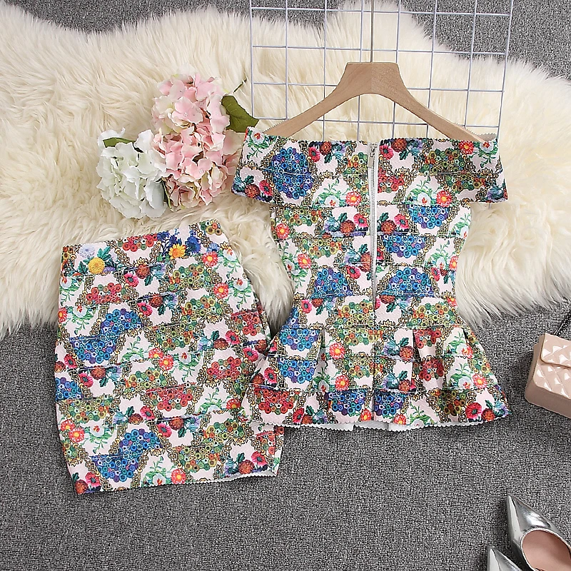 Женский облегающий укороченный топ ALPHALMODA комплект из 2 предметов эластичный