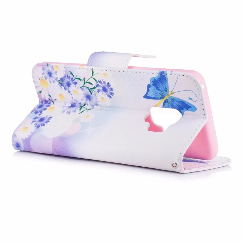 Чехол для Huawei honor 6x магнитный откидной бумажник кожаный окрашенный чехол Samsung S9 S8