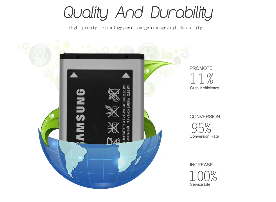 Оригинальная батарея samsung AB463446BU AB463446TU 800 мА-ч для samsung S139 M628 X520 F258 E878 F299 E1200M SGH-B108 GH-M310 SGH-L258