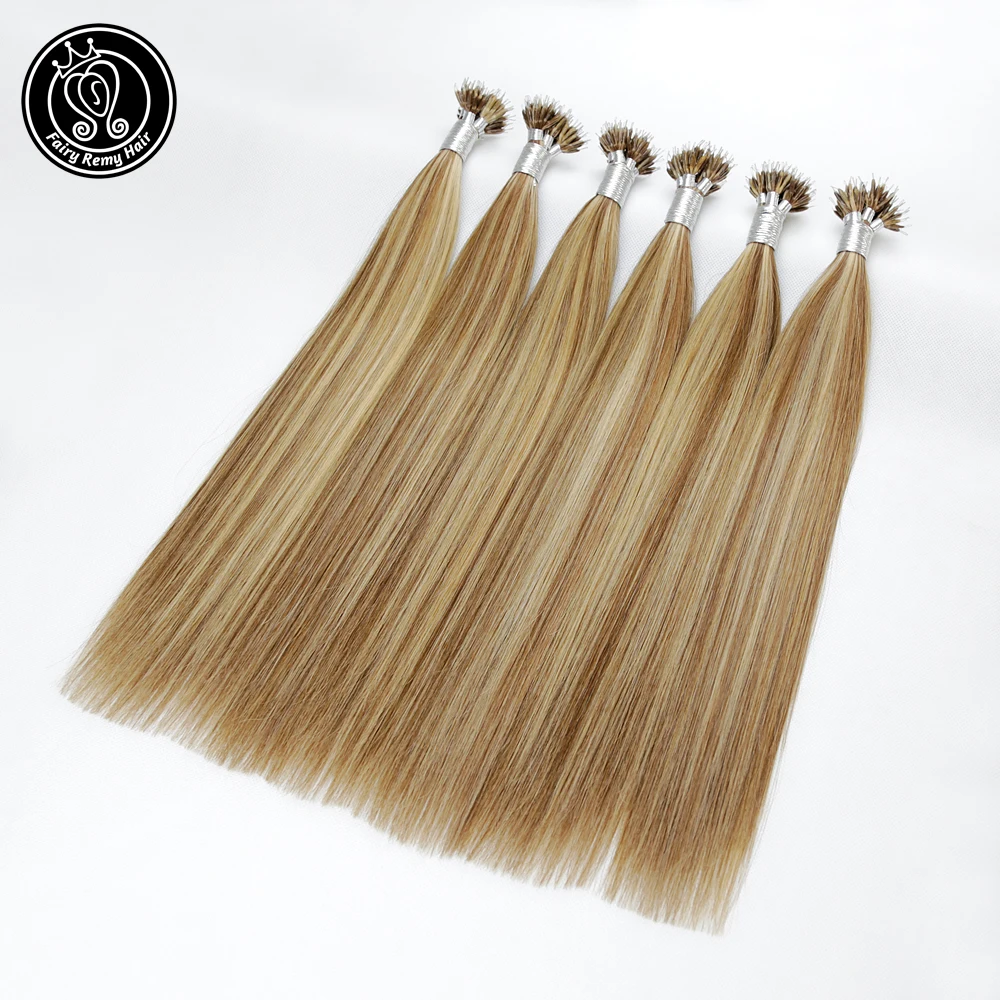 Феи Remy волосы 16 &quot-22&quot микро бисера нано кольца человеческие фортепиано цвет #6/16