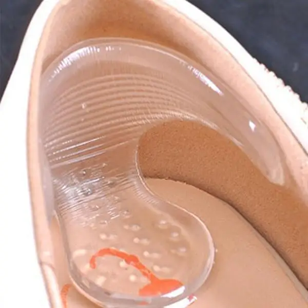 1 Pair New Silicone Anti-friction Back Heel Liner T-shape Gel Cushion Pads Insole High Dance Shoes Grips for Foot Care | Красота и
