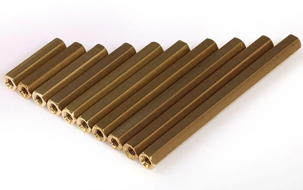 100 шт./лот M2/M2.5/M3* L с шестигранной головкой, латунные винты, резьбовые стойки, печатная плата для компьютера, ПК, материнская плата, противостояние, разделитель