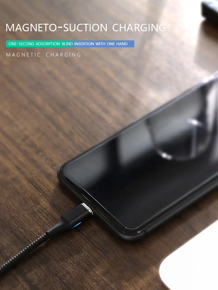 Магнитный usb-кабель кабель USB type-c 5A Сверхбыстрый зарядный для передачи данных