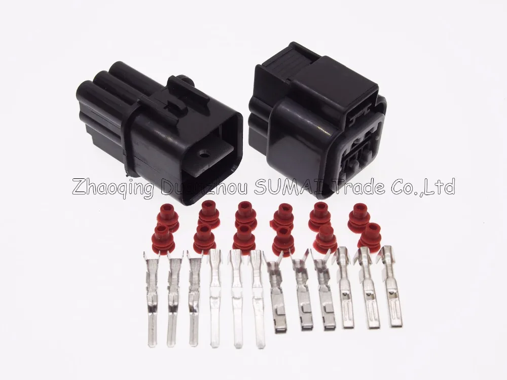 6 контактный разъем для автомобильной лампы автомобильный водонепроницаемый