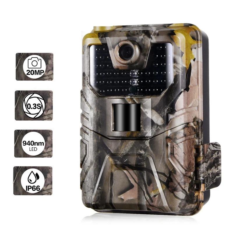 Hc900A охотничья камера Trail 20Mp 1080P 0 5 S триггер инфракрасная ночного видения наружная