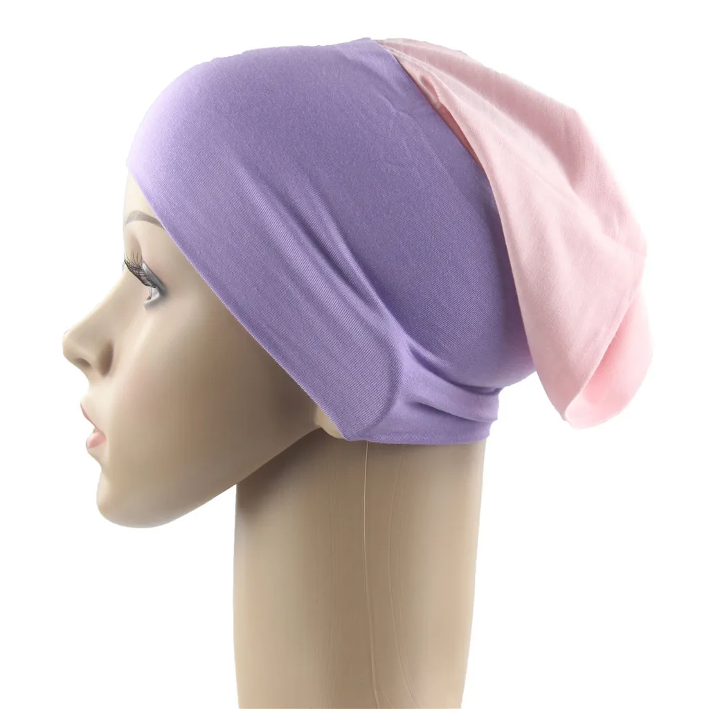 2019 горячая распродажа женский мусульманский Эластичный Тюрбан шляпа потеря