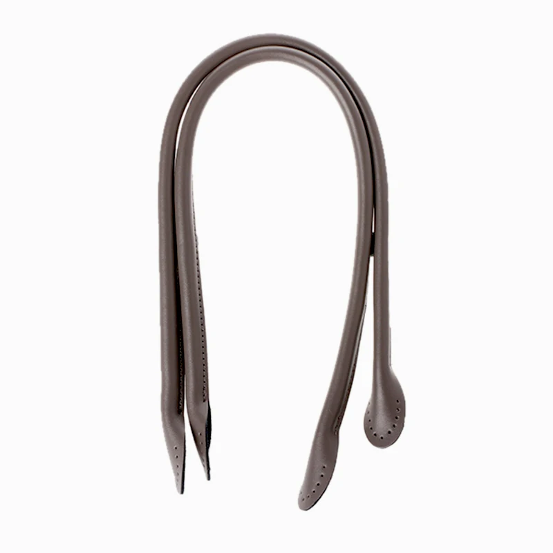 Dark Gray 50cm 2 шт. 50 см натуральная спилок кожаные ручки для женщин сумки на плечо ремень сумки ручки DIY Сменные аксессуары круглый ремень KZ0003 - Цвет: Dark Gray 50cm