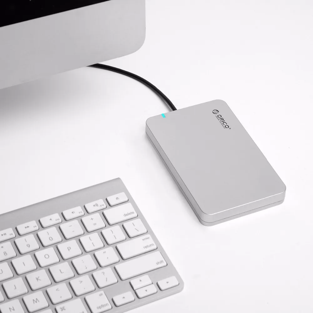 ORICO, 2,5 дюймов, корпус для жесткого диска SATA 3,0-USB 3,0, жесткий диск SSD, внешний чехол для хранения, коробка с поддержкой 2 ТБ UASP, чехол для жесткого диска без инструментов