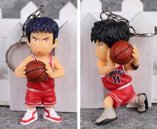 5 шт./лот аниме Slamdunk Брелок фигурка игрушки Slam Dunk Super Slams милый ПВХ брелок Подвески