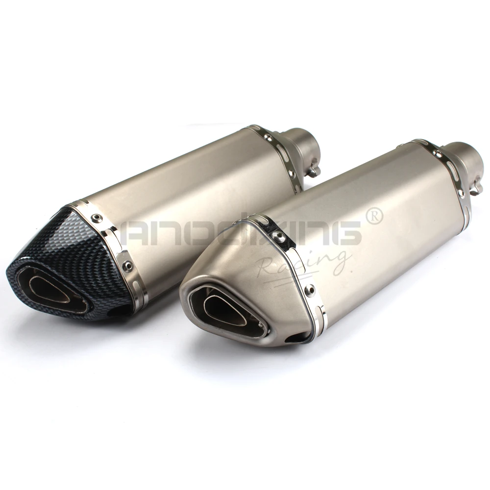 Курьером 36-51 мм мотоцикл akrapovic выхлопной модифицированный скутер выхлопной муфелью