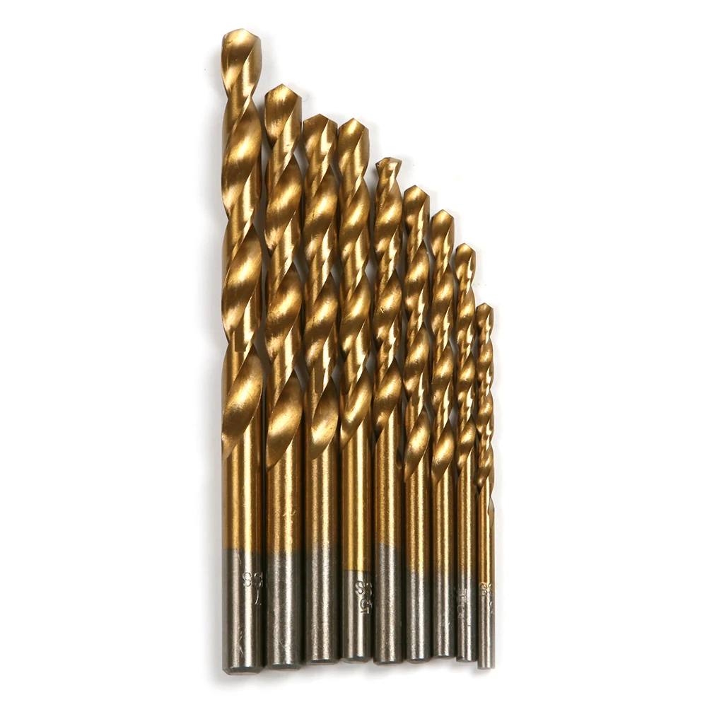 Сверла с титановым покрытием из быстрорежущей стали для электродрели 3 мм 1