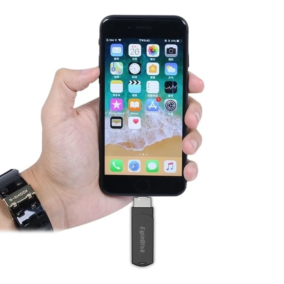 USB флеш накопитель 128 ГБ 8 Lightning/TYPE C для iPhone 6 Plus 7 X Usb usb телефона Android|USB