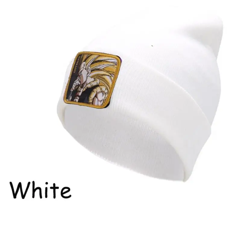 Модная зимняя женская мужская шапка, теплые шапочки Skullies для мальчиков и девочек, хлопковая шапка, вязаная крючком женская мужская шапка - Цвет: F1