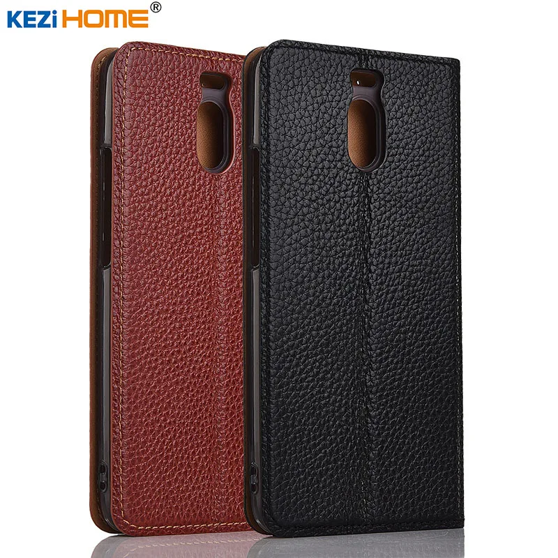 Чехол для Meizu M6 Note чехол KEZiHOME из натуральной кожи с зернистой фактурой кожаный