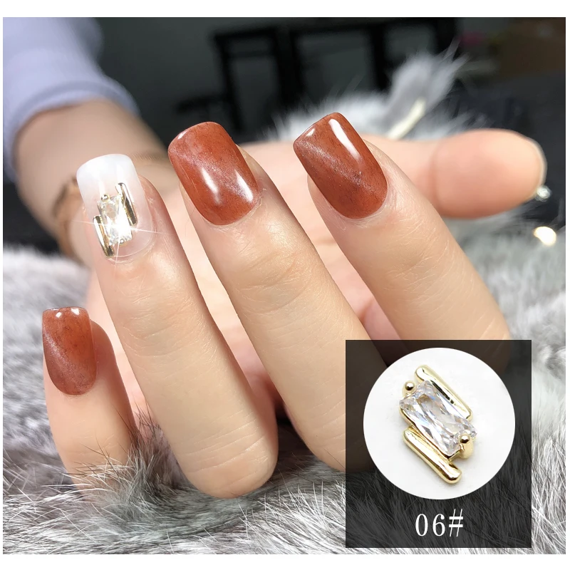 30 шт Циркон 3d Nail Art украшения из сплава с Цирконовые стразы Diamonds 24 | Красота и