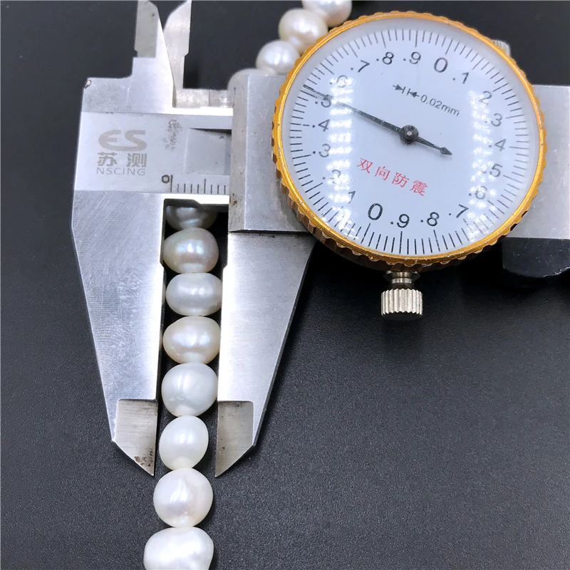 Жемчужные бусины в стиле барокко 8-9 мм жемчужные из натурального белого