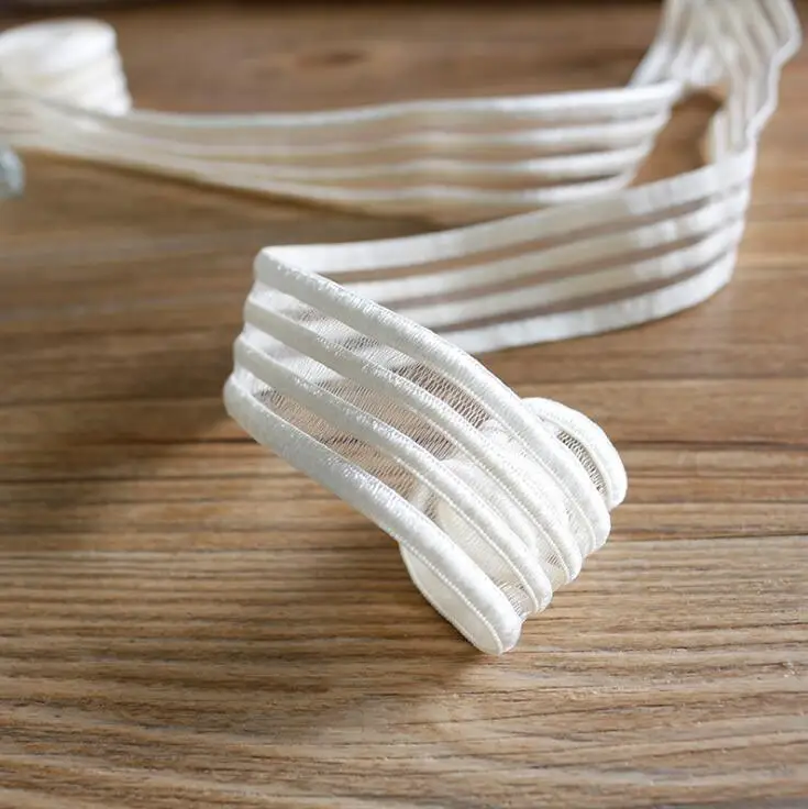 Высококачественная эластичная кружевная отделка 3 метра лента для шитья поделок