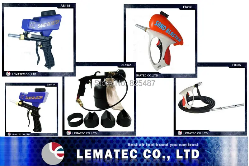 Пневматические инструменты LEMATEC Пескоструйный пистолет высокого качества из