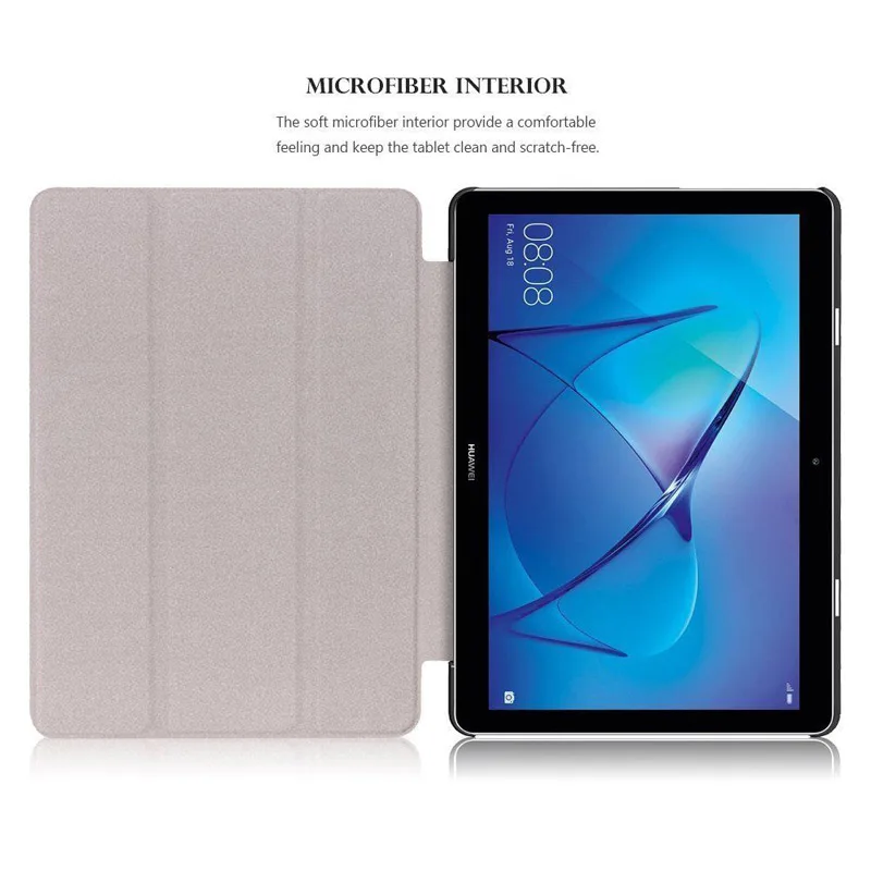 Ультратонкий легкий Чехол из искусственной кожи для Huawei MediaPad T3 10 AGS-W09/AGS-L09 t3 9 6 &quot
