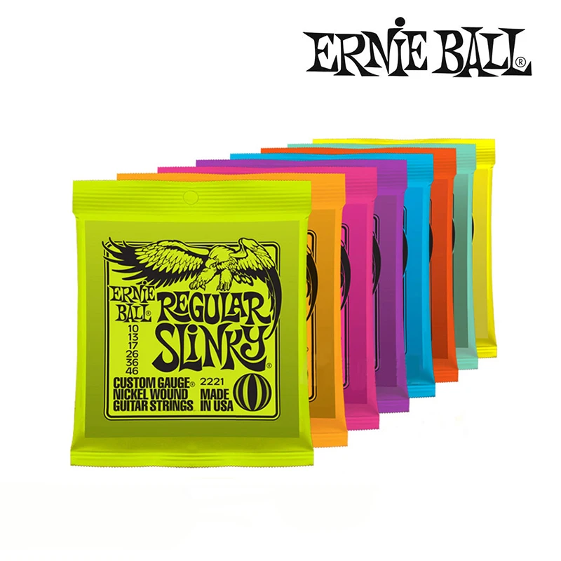 Оригинальная электрогитара Ernie Ball бас-струны из никелевой стали Струны для