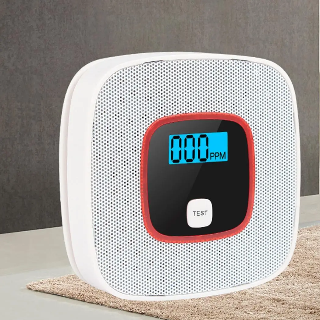 Прочный практичный геометрический Крытый детектор угарного газа бытовой дом 20-30