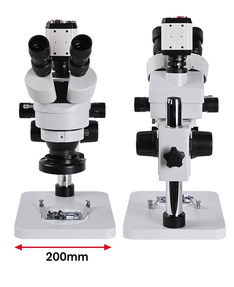 21MP HD 1080P USB CVBS камера VGA стерео Тринокулярный электронный цифровой увеличительный микроскоп 3,5 90x+ 1/3 адаптер+ 56 светодиодный кольцевой свет