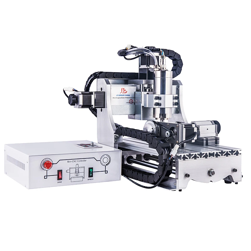 

Mini 3020 CNC Milling Router 800W ER11 VFD Water-cooled Desktop Wood PCB Carving Machine with 3axis 4Axis