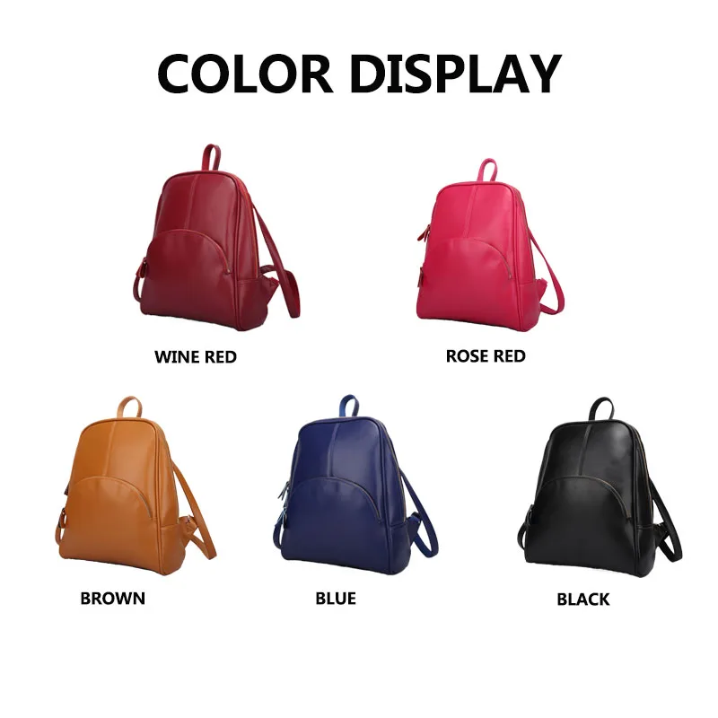 Модная обувь из искусственной кожи Рюкзаки для женщин женские сумки школы