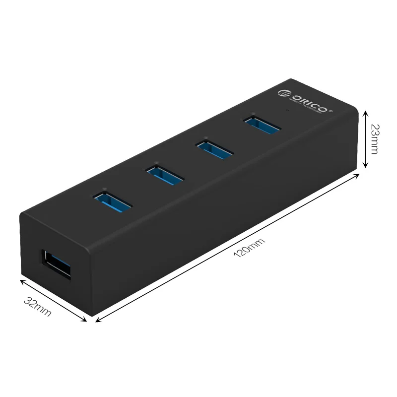 Новый портативный концентратор USB 3 0 ORICO H4013 U3 V1 4 порта для ноутбука/ультрабука