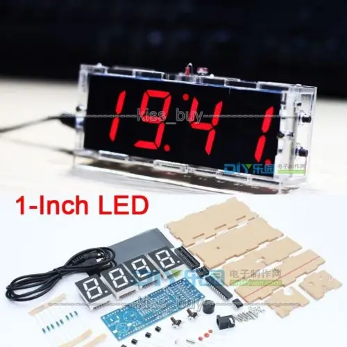 Электронные часы светодиодный Micro control ler цифровой таймер ЖК-дисплей светильник