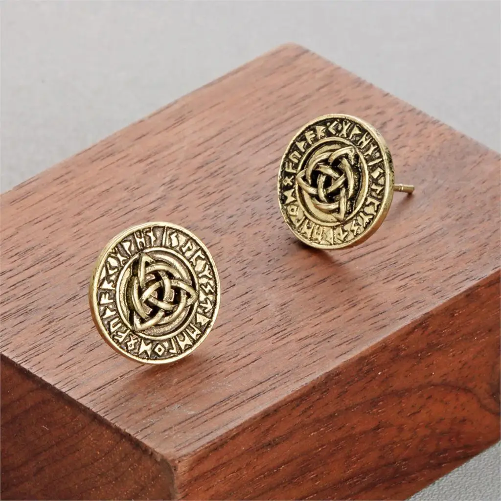 Kinitial новые винтажные круглые серьги для женщин и мужчин в стиле