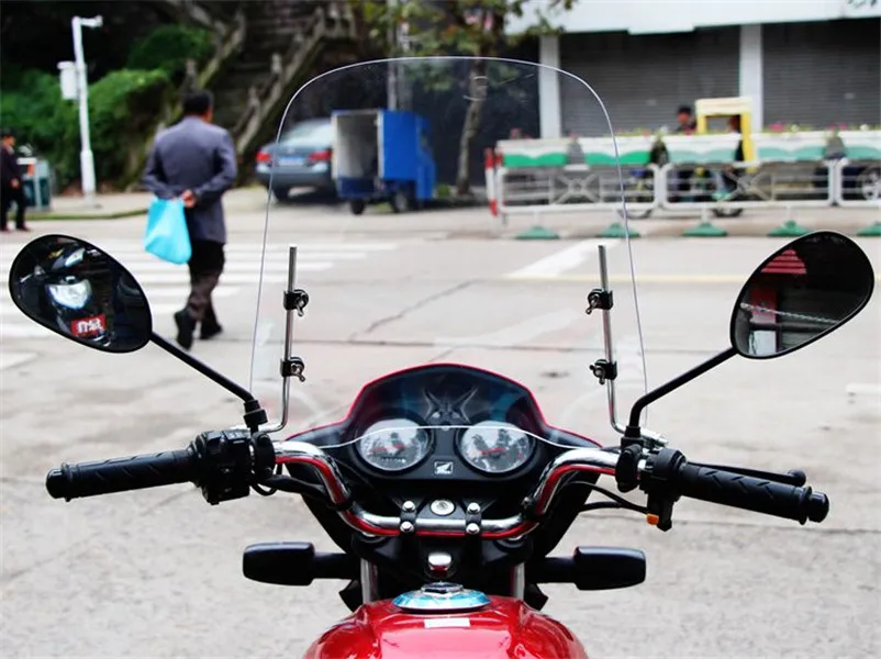 KCSZHXGS Универсальный лобовое стекло мотоцикла скутер ветрозащитная дефлектор 1